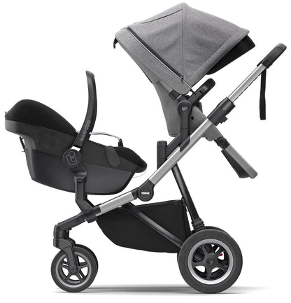 Thule Sleek Single-to-Double Stroller - Energy Red - 11000004