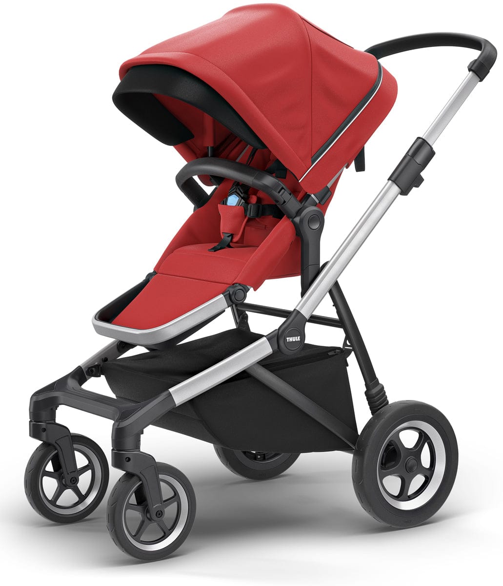 Thule Sleek Single-to-Double Stroller - Energy Red - 11000004