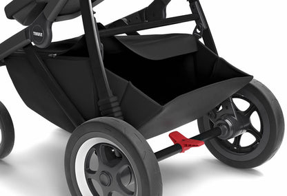 Thule Sleek Single-to-Double Stroller - All Black