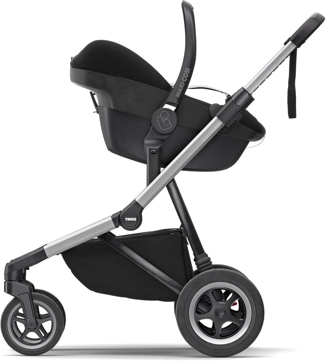 Thule Sleek Single-to-Double Stroller - Navy Blue