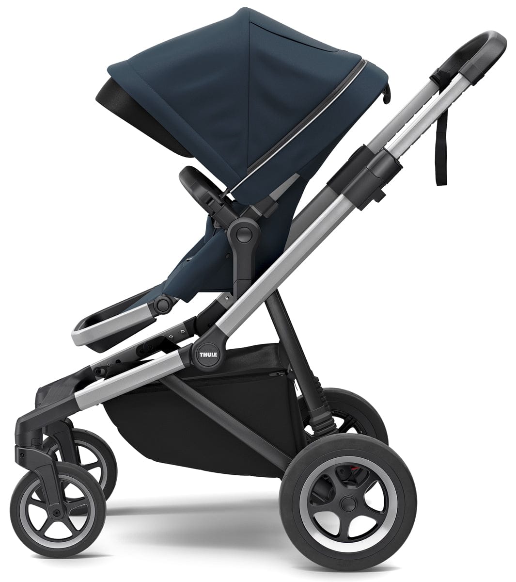 Thule Sleek Single-to-Double Stroller - Navy Blue