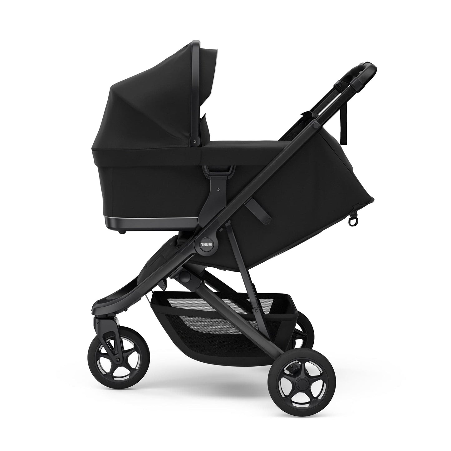 Thule Spring 2 Compact All-Terrain Stroller + Bassinet Bundle - Black - 11300252-20110754