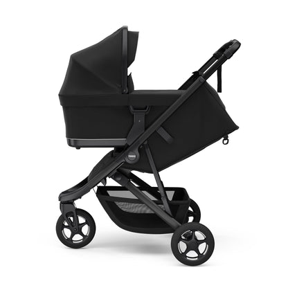 Thule Spring 2 Compact All-Terrain Stroller + Bassinet Bundle - Black - 11300252-20110754