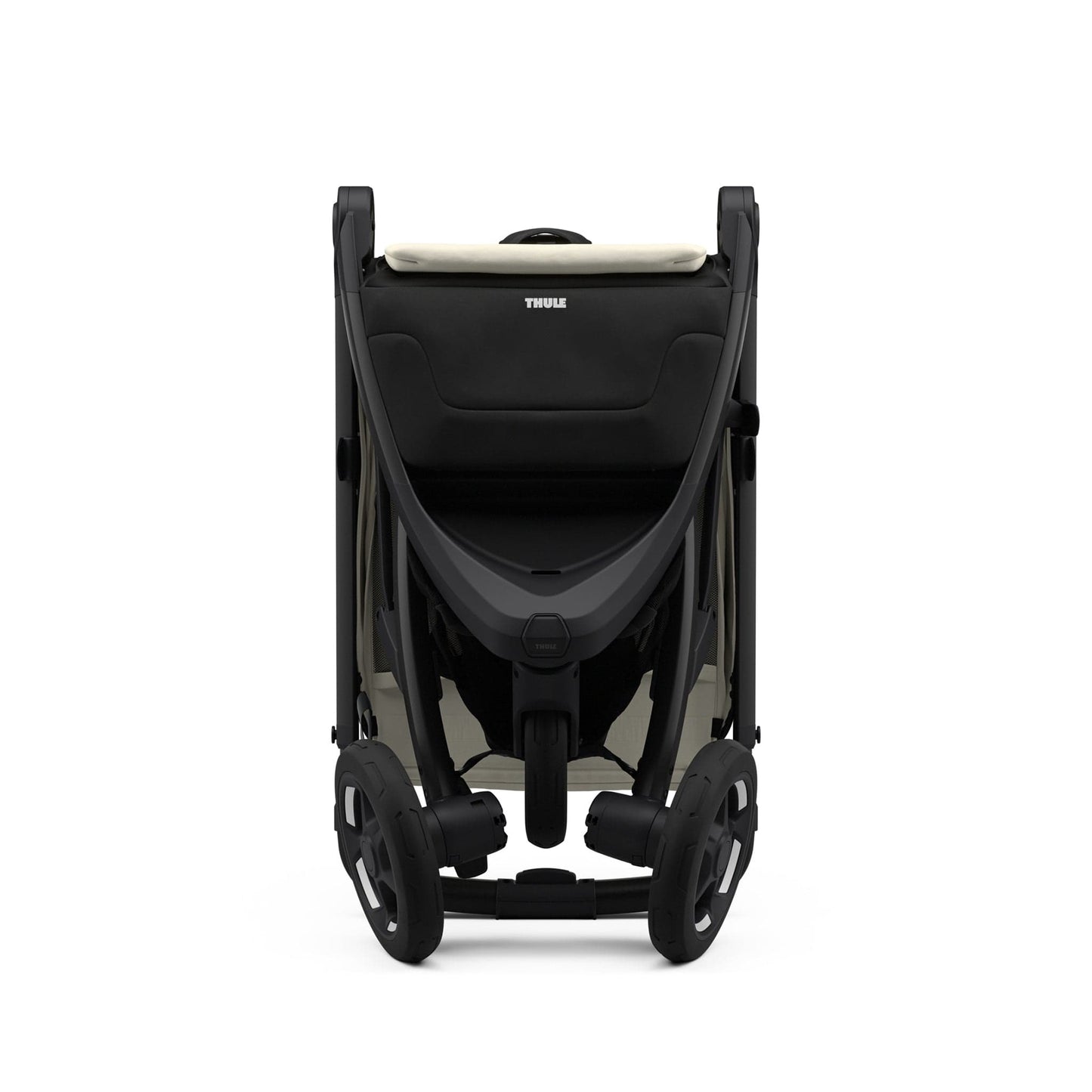 Thule Spring 2 Compact All-Terrain Stroller + Bassinet Bundle - Soft Beige - 11300254-20110772