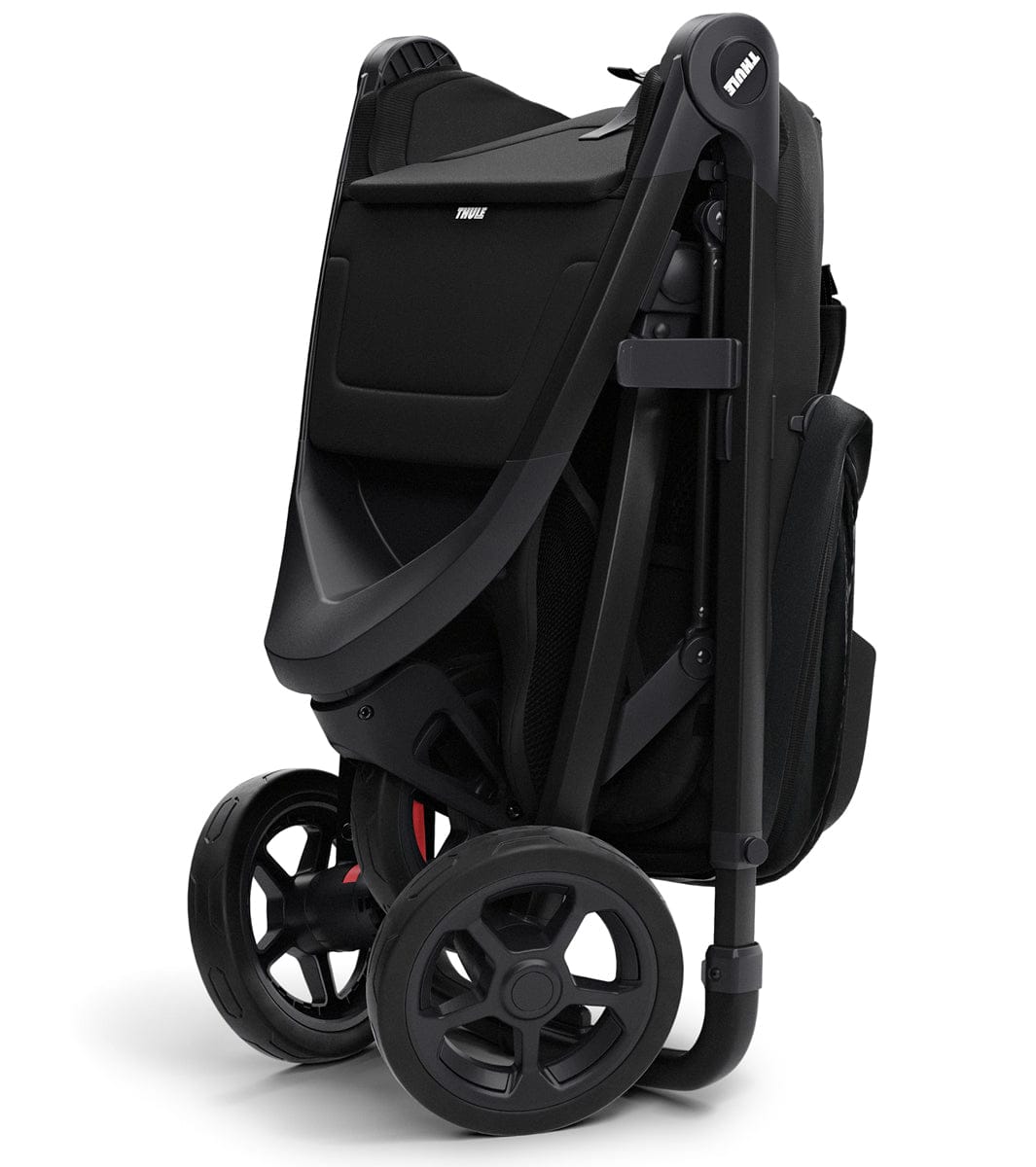 Thule Spring Stroller + Essentials Bundle - Aluminum/Grey Melange - 11300207-CUP-RC