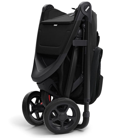 Thule Spring Stroller + Essentials Bundle - Aluminum/Grey Melange - 11300207-CUP-RC