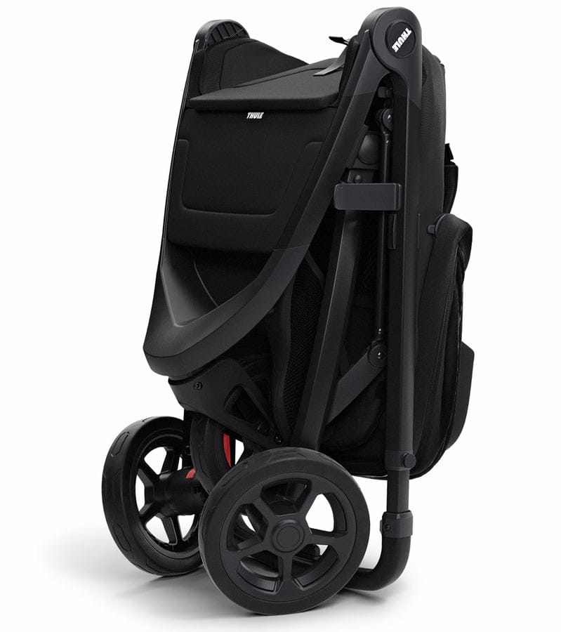 thule double stroller cup holder Thule Spring Stroller OPEN BOX shadow grey (like new\/open box)