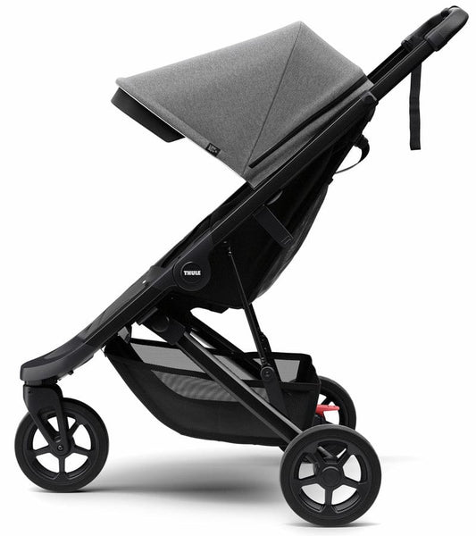 Thule Spring Stroller Summer Bundle Bundle - Black / Grey Melange - 11300205-RAIN