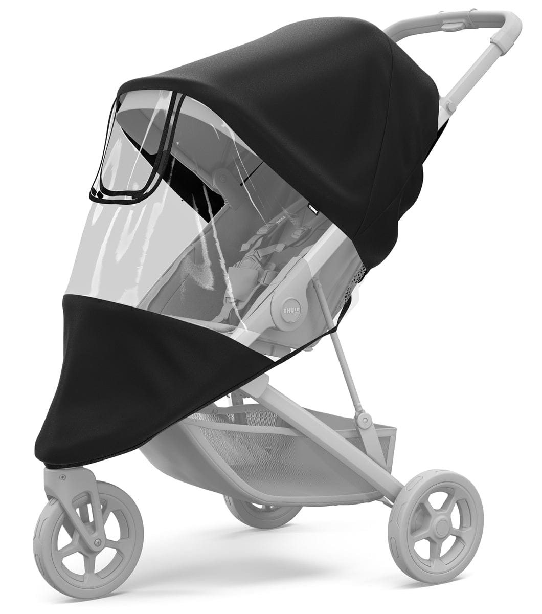Thule Spring Stroller Summer Bundle Bundle - Black / Grey Melange - 11300205-RAIN