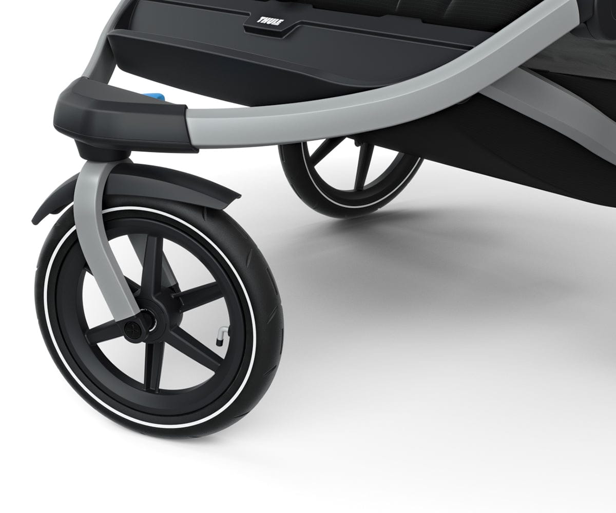 Thule Urban Glide 2 Double Jogging Stroller + Accessory Set - Black - URBGL2DBLBLK-BUNDLE