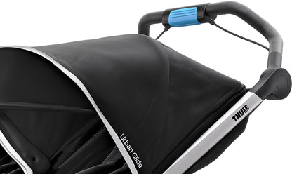 Thule Urban Glide 2 Double Jogging Stroller + Accessory Set - Black - URBGL2DBLBLK-BUNDLE