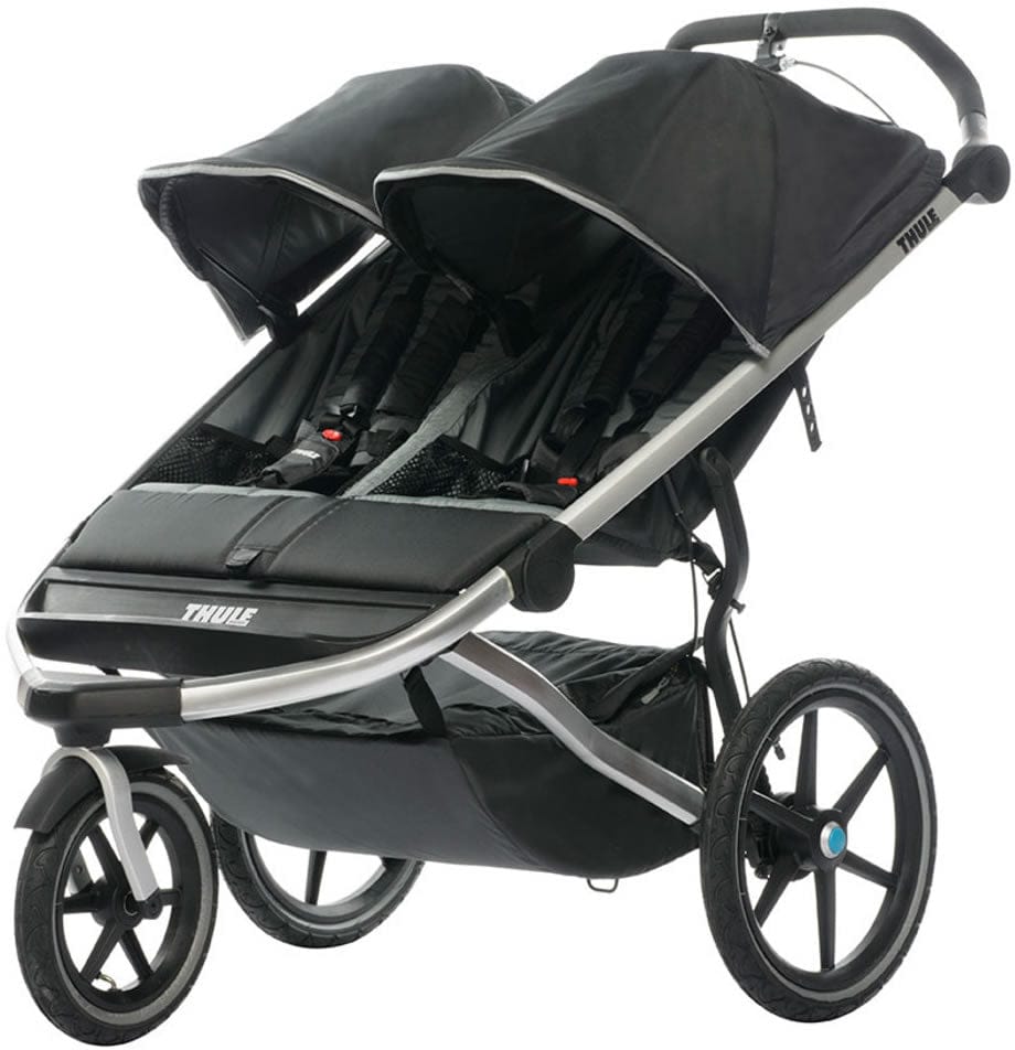 Thule Urban Glide Double Jogging Stroller - Dark Shadow