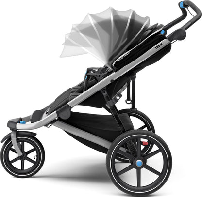 Thule Urban Glide 2 Double Jogging Stroller + Accessory Set - Black