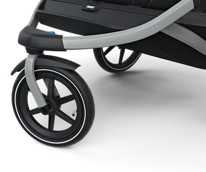 Thule Urban Glide 2 Double Jogging Stroller + Accessory Set - Black