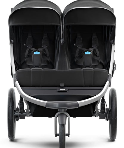 Thule Urban Glide 2 Double Jogging Stroller + Accessory Set - Black