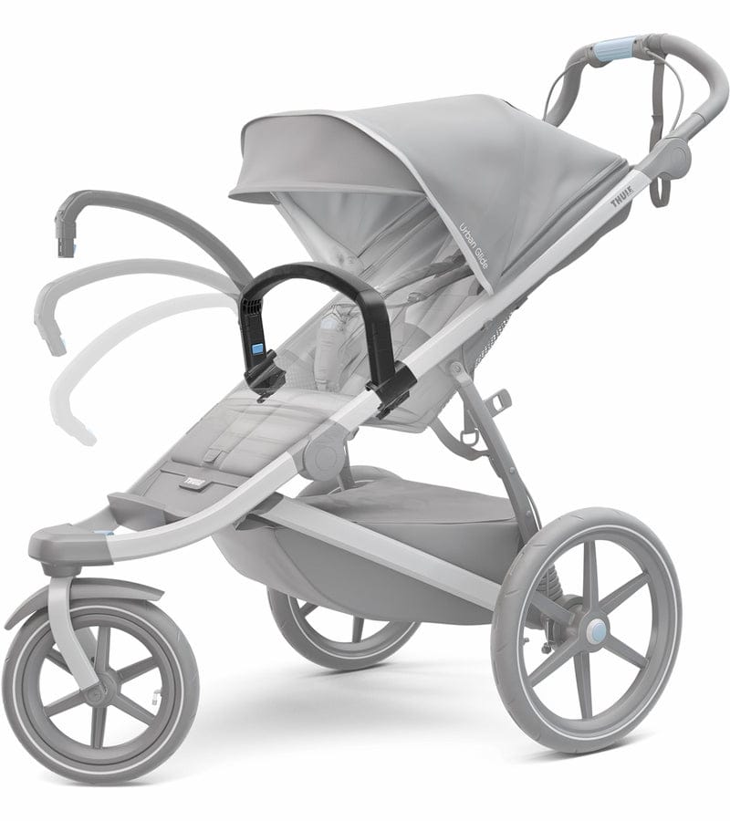 Thule Urban Glide 2 Jogging Stroller Essentials Bundle - Dark Shadow - 10101950-BAR-CAGE
