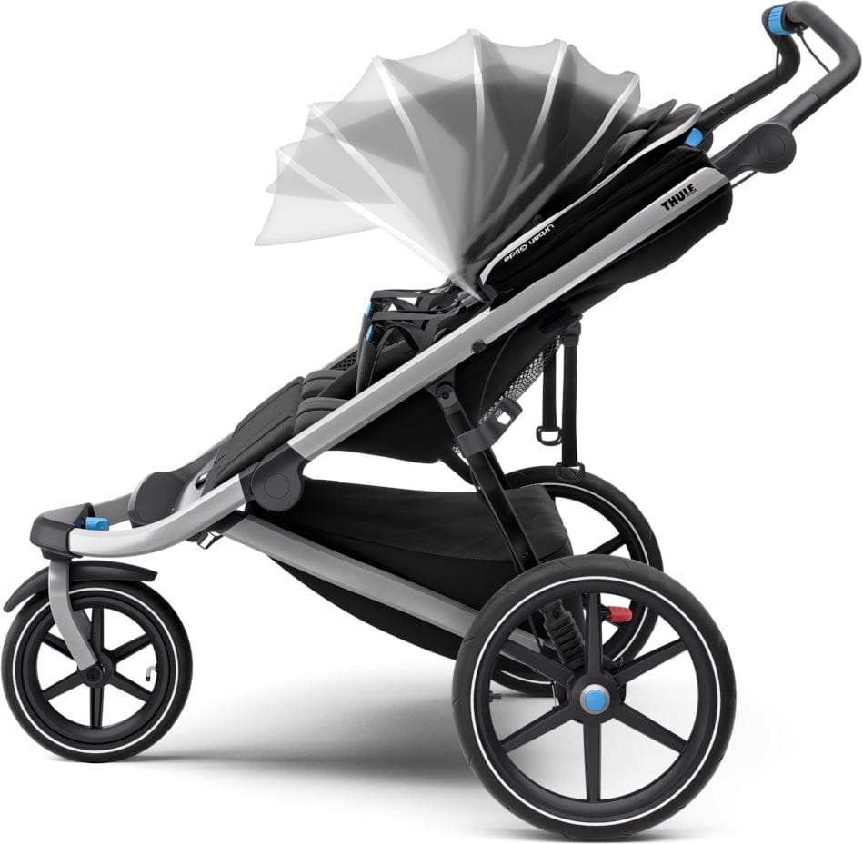 Thule Urban Glide 2 Single Jogging Stroller + Sport Organizer - Dark Shadow