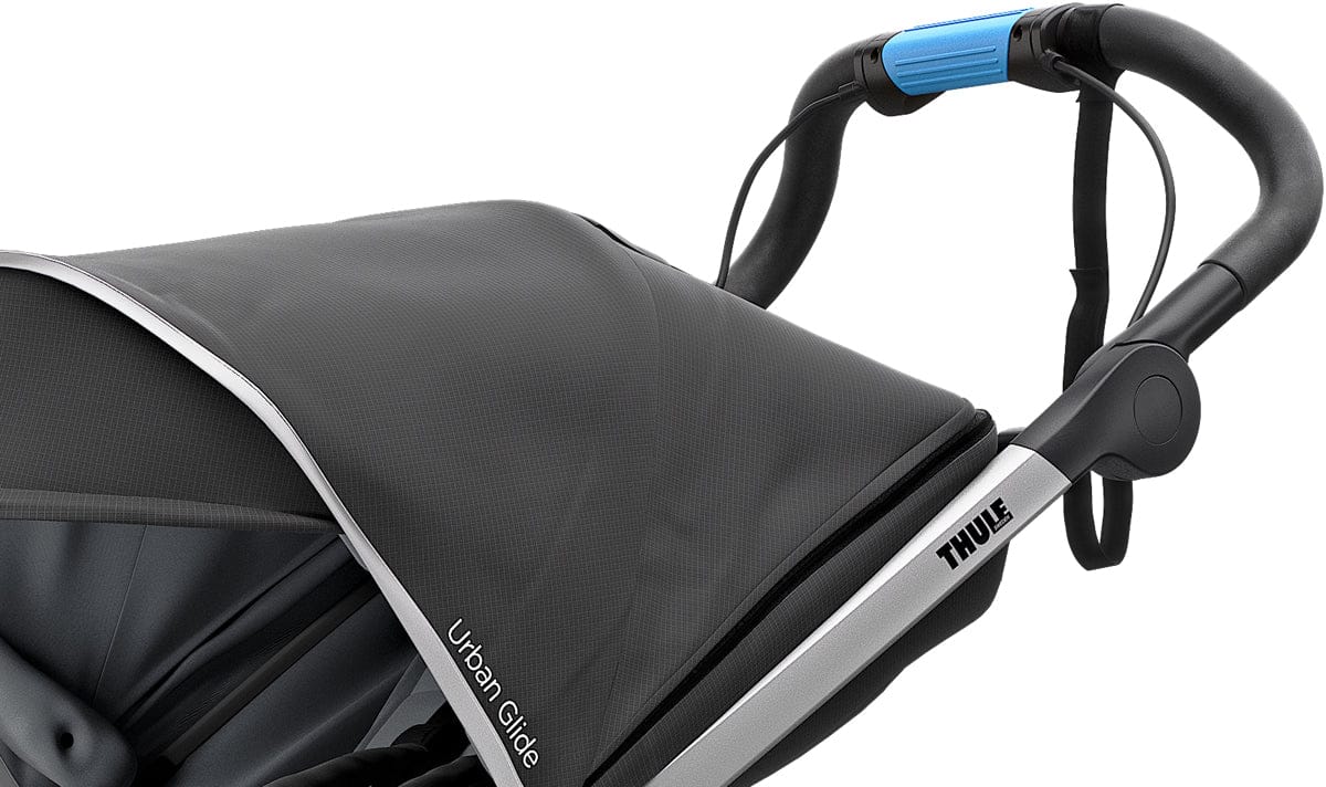 Thule Urban Glide 2 Single Jogging Stroller + Sport Organizer - Dark Shadow