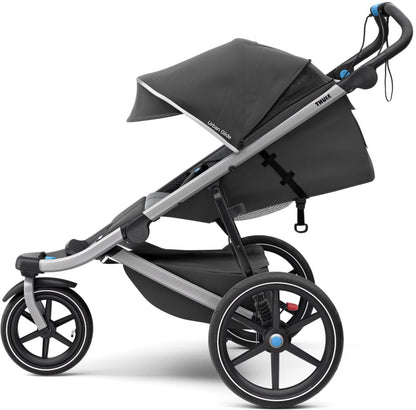 Thule Urban Glide 2 Single Jogging Stroller + Sport Organizer - Dark Shadow