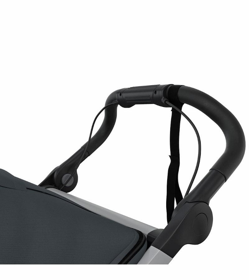 Thule Urban Glide 2 Single Jogging Stroller + Water Bottle Cage Bundle - Dark Shadow - T-UG2-S-DS-B1