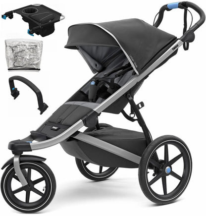 Thule Urban Glide 2 Single Stroller + Accessory Set - Dark Shadow