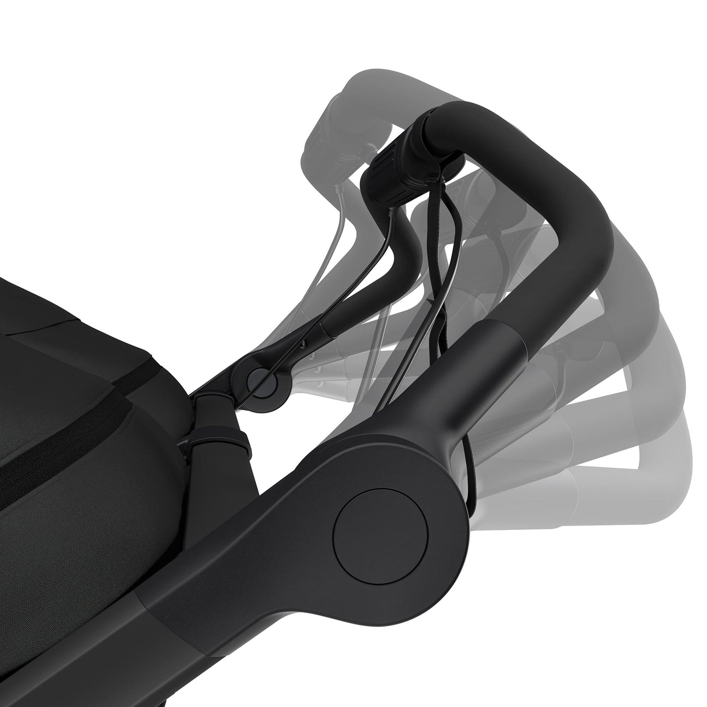 Thule Urban Glide 3 Double Jogging Stroller with Magnetic Buckle - Black - 10101998