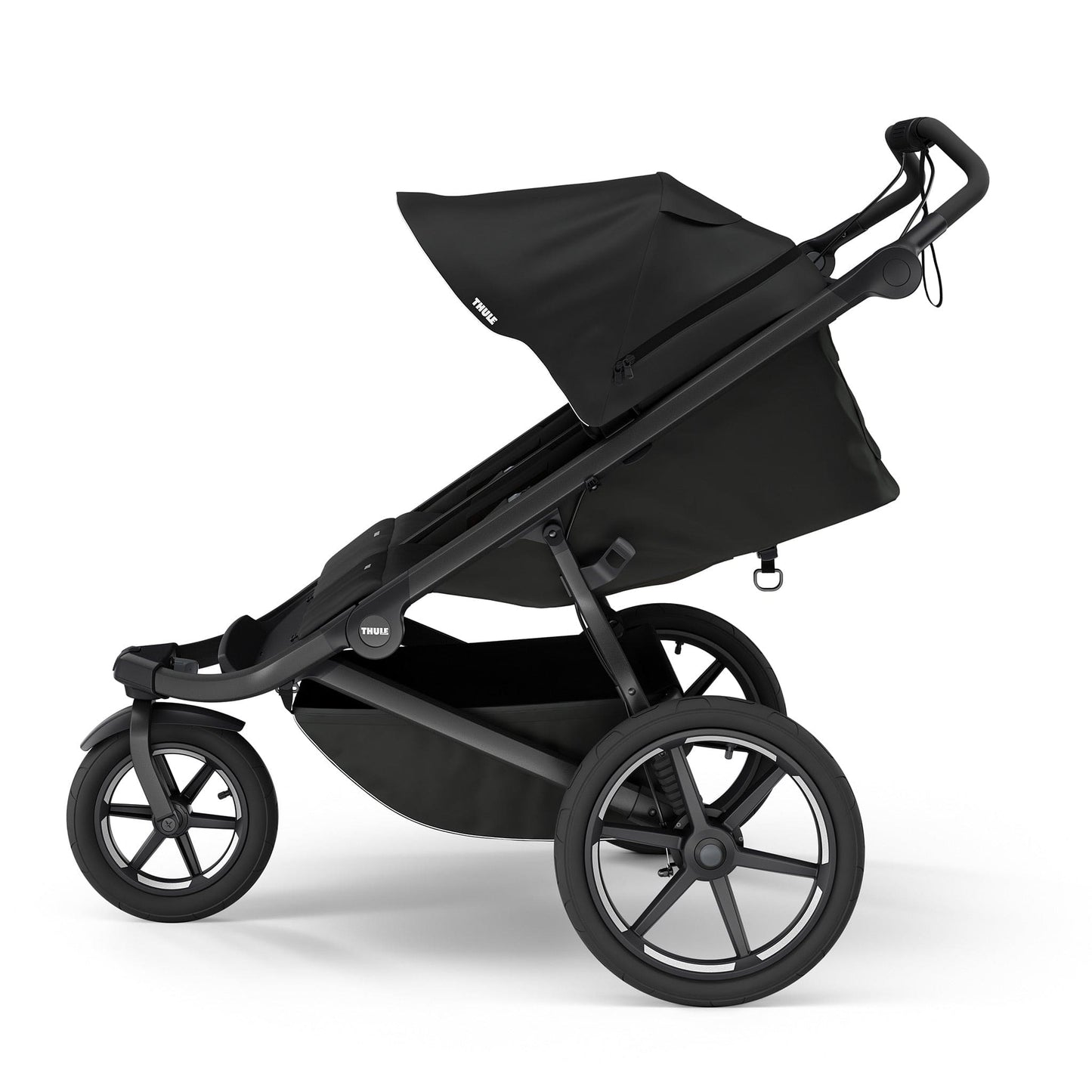 Thule Urban Glide 3 Double Jogging Stroller with Magnetic Buckle - Black - 10101998
