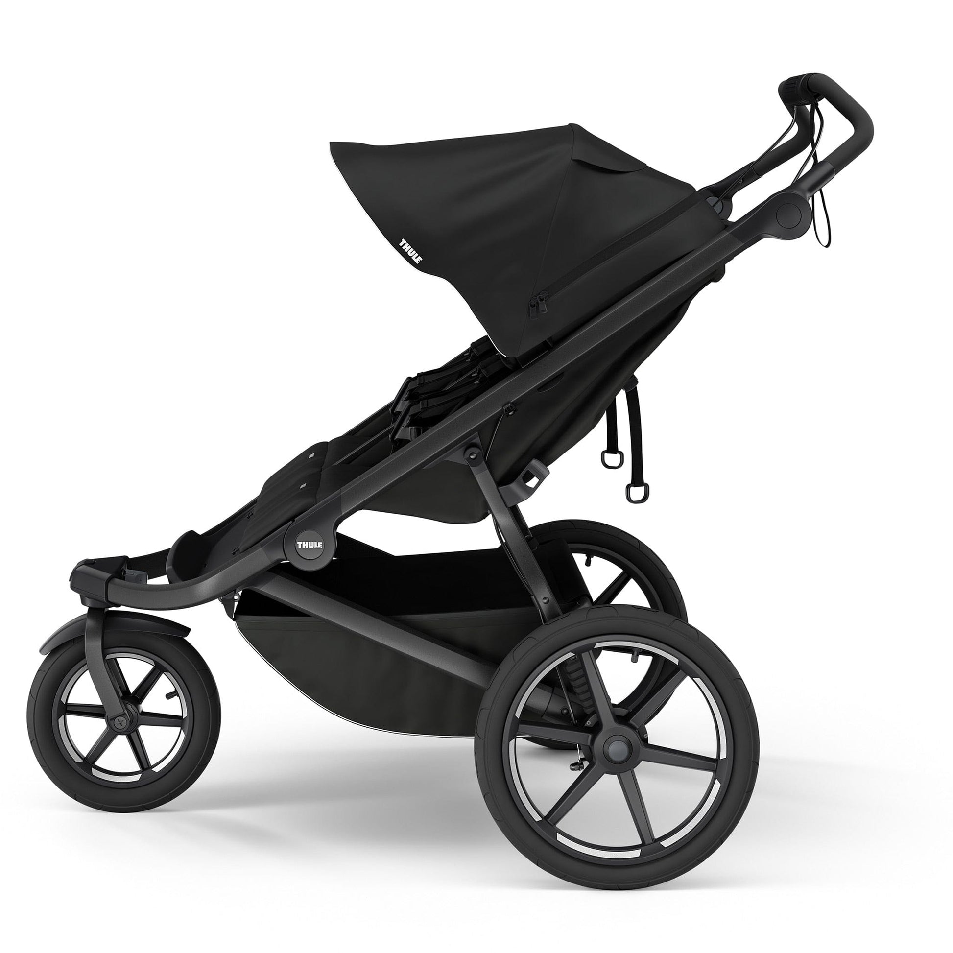 how to collapse thule double stroller Thule Urban Glide 3 Double Jogging Stroller with Magnetic Buckle