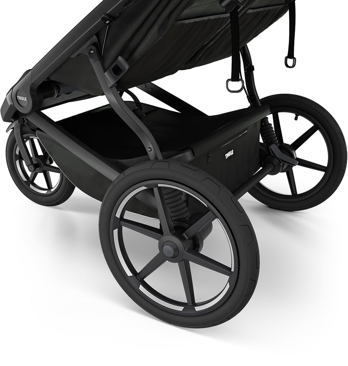 Thule Urban Glide 3 Double Jogging Stroller with NON-Magnetic Buckle- Black - 10101978