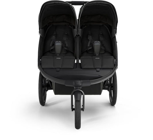 Thule Urban Glide 3 Double Jogging Stroller with NON-Magnetic Buckle- Black - 10101978