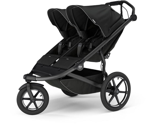 Thule Urban Glide 3 Double Jogging Stroller with NON-Magnetic Buckle- Black - 10101978