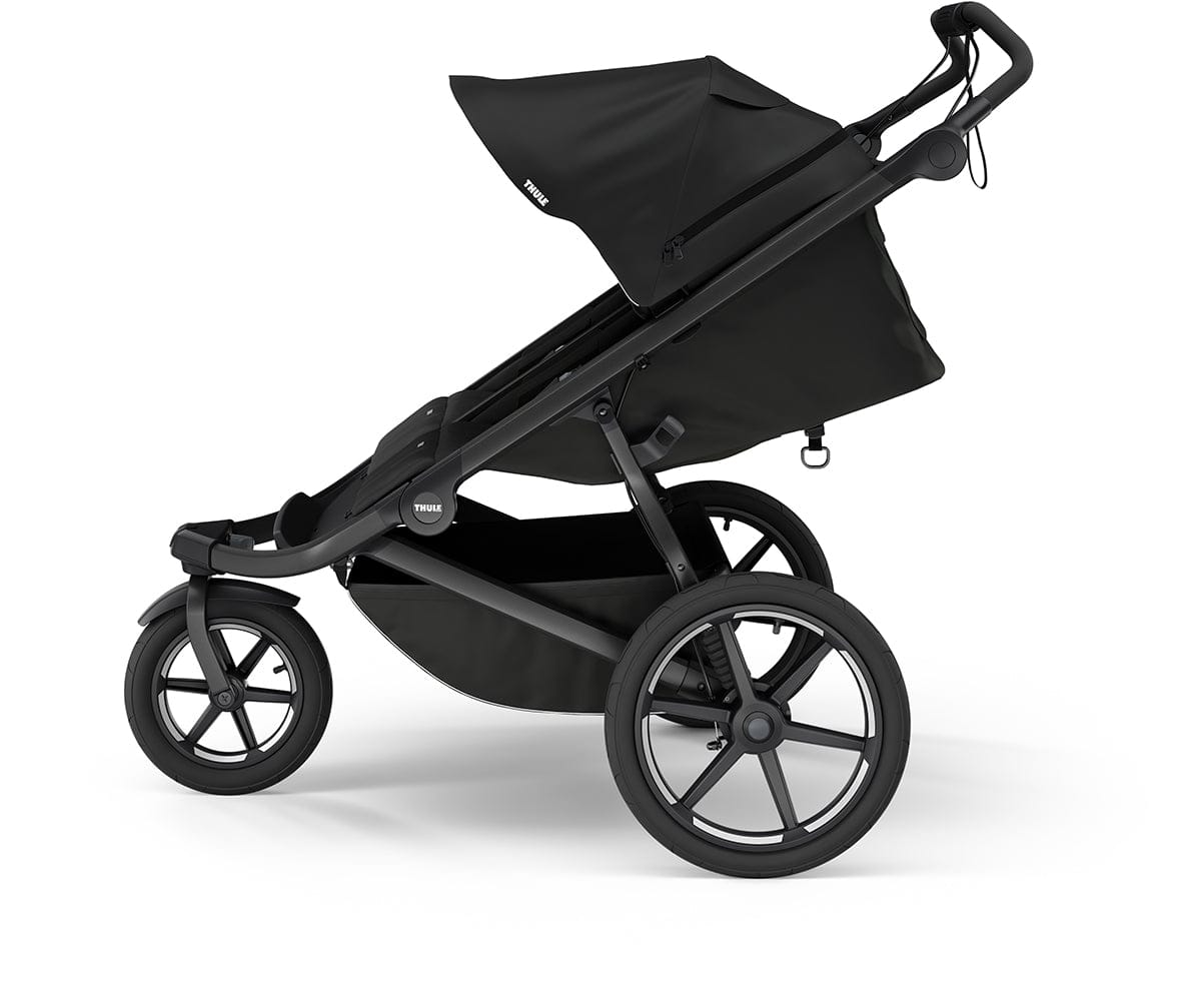 Thule Urban Glide 3 Double Jogging Stroller with NON-Magnetic Buckle - Black - 10101978-B
