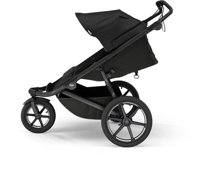 Thule Urban Glide 3 Double Jogging Stroller with NON-Magnetic Buckle - Black - 10101978-B