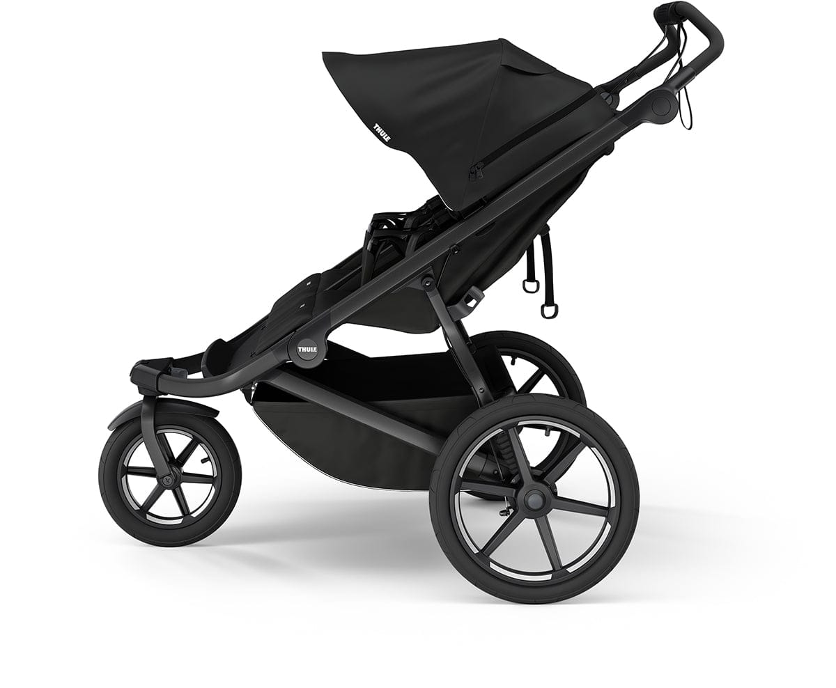 Thule Urban Glide 3 Double Jogging Stroller with NON-Magnetic Buckle - Black - 10101978-B