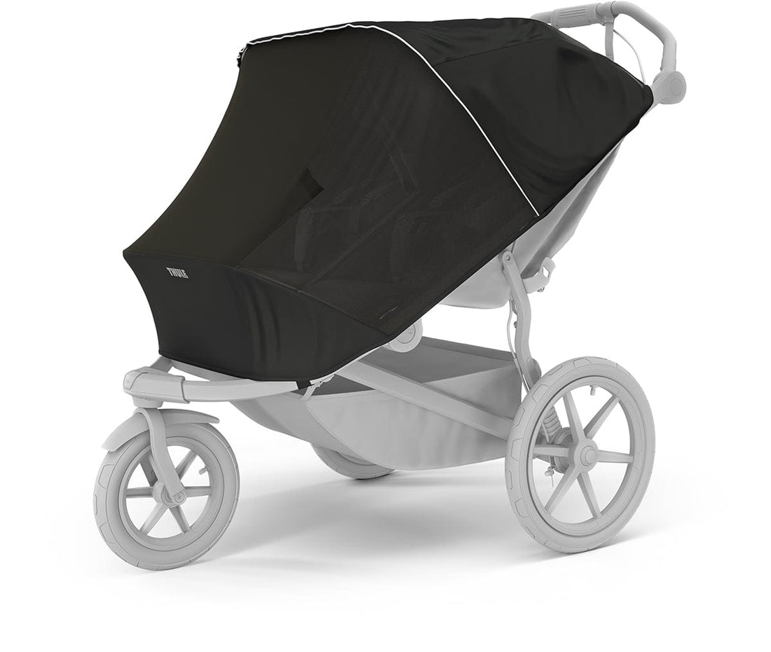 Thule Urban Glide 3 Double Jogging Stroller + Bassinet Bundle