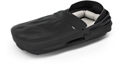 Thule Urban Glide 3 Single Jogging Stroller with NON-Magnetic Buckle + Bassinet Bundle - Nutria Green / Black - 10101974-20110754
