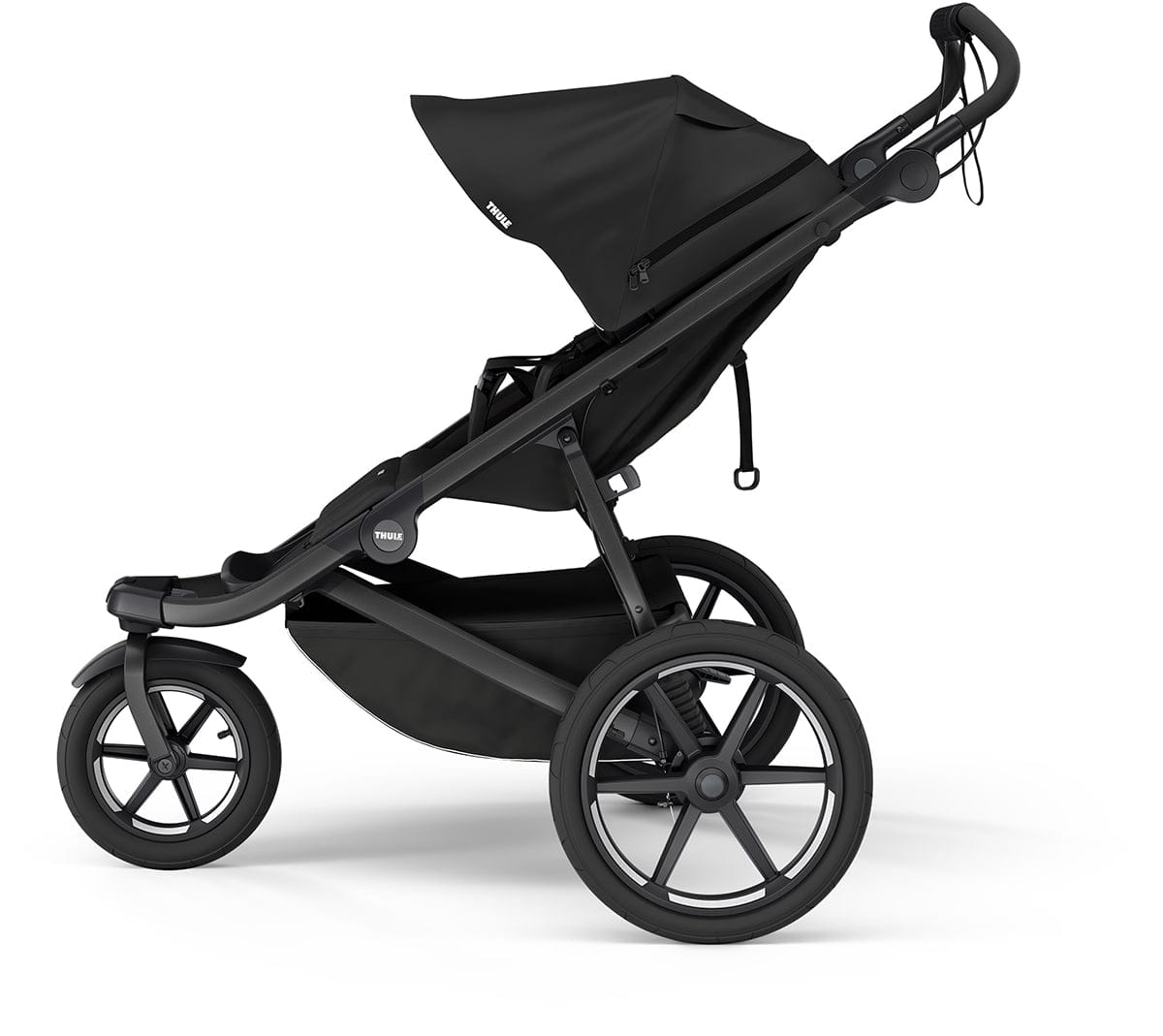 Thule Urban Glide 3 Single Jogging Stroller with NON-Magnetic Buckle - Black - 10101972