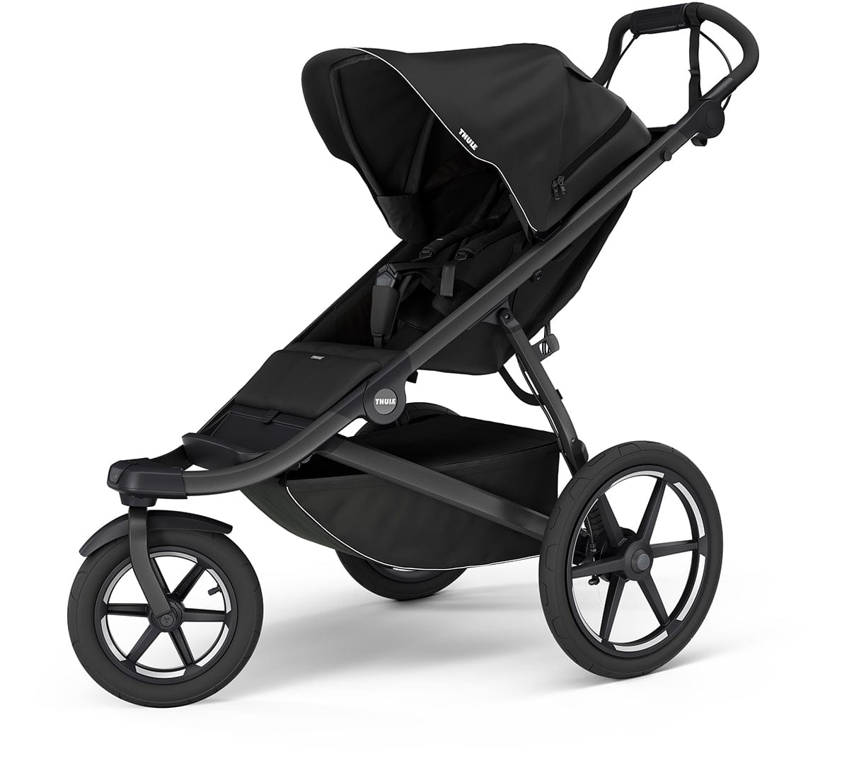 Thule Urban Glide 3 Single Jogging Stroller with NON-Magnetic Buckle - Black - 10101972