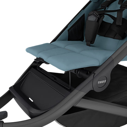 Thule Urban Glide 3 Single Jogging Stroller with NON-Magnetic Buckle - Mid-Blue - 10101973