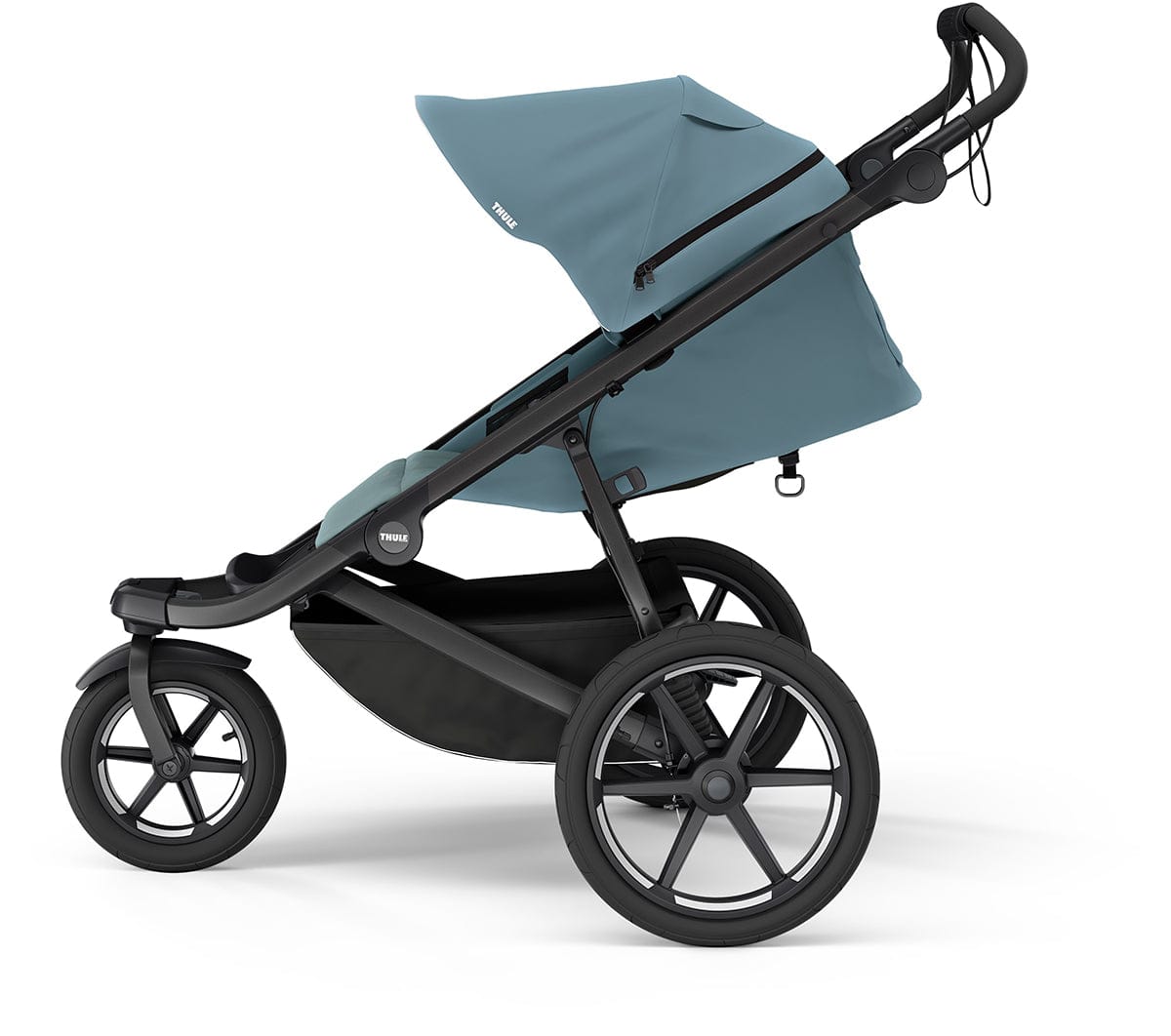 Thule Urban Glide 3 Single Jogging Stroller with NON-Magnetic Buckle - Mid-Blue - 10101973