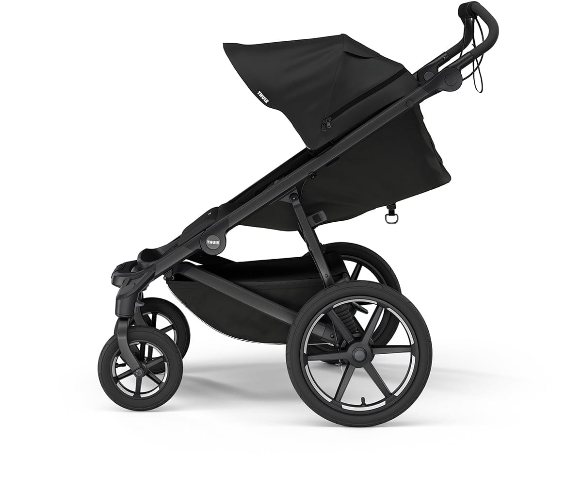 Thule Urban Glide 4-Wheel All-Terrain Stroller + Bassinet Bundle - Black - 10101976-20110754