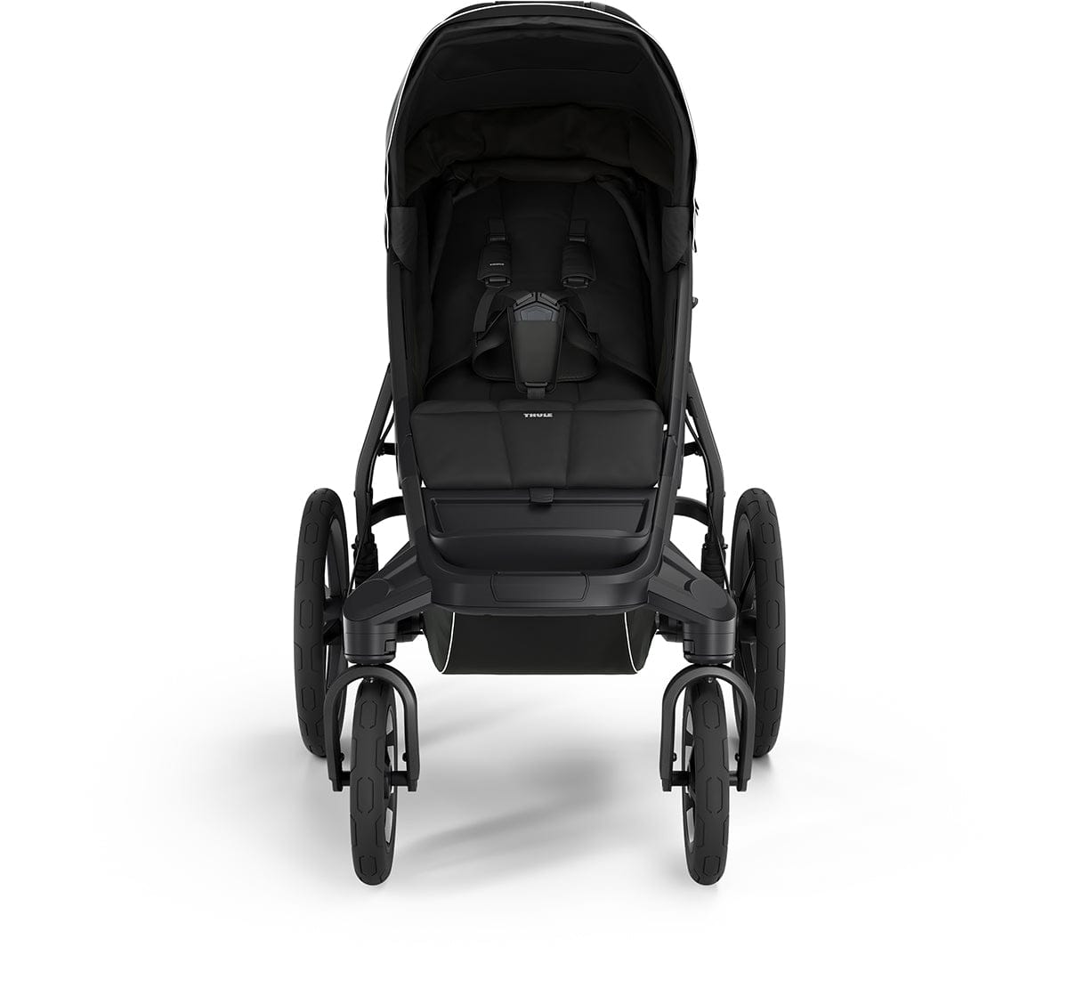 Thule Urban Glide 4-Wheel All-Terrain Stroller + Bassinet Bundle - Black - 10101976-20110754