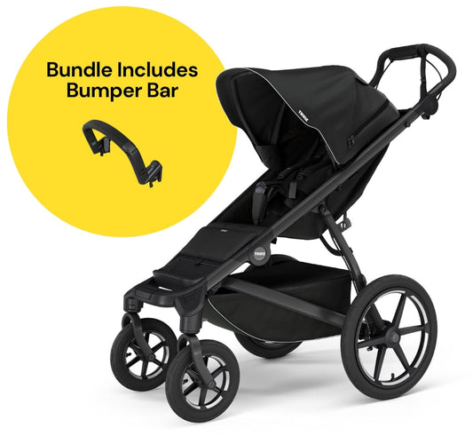 Thule Urban Glide 4-Wheel Stroller Essentials Bundle - Black - 10101990