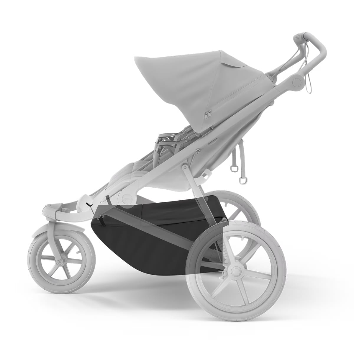 Thule Urban Glide Double Stroller Extended Cargo Basket - Black - 20110779