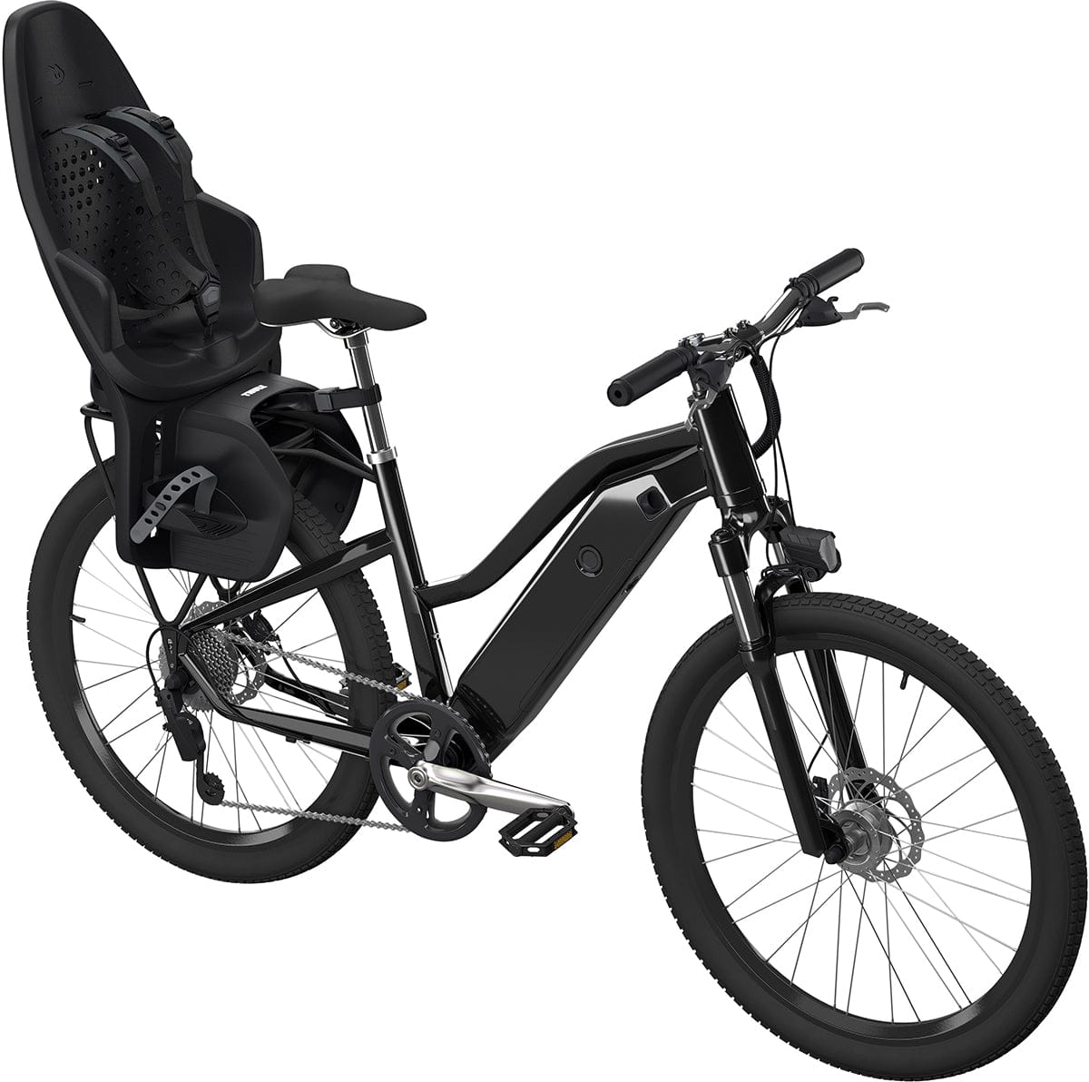 Thule Yepp 2 Maxi MIK HD Rack Mounted Child Bike Seat - Midnight Black - 12021401