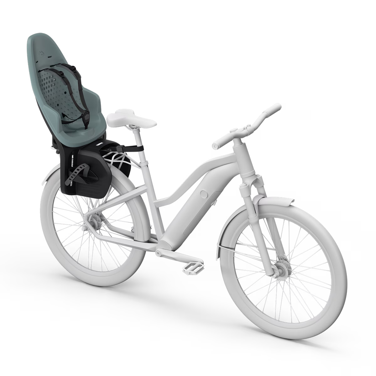 Thule Yepp Maxi 2 Rack Mounted Child Bike Seat - Mid Blue - 12041302