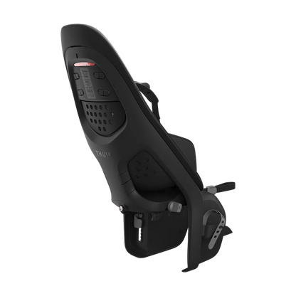 Thule Yepp Maxi 2 Rack Mount Child Bike Seat + Delight 2 Rear Light Bundle - Black