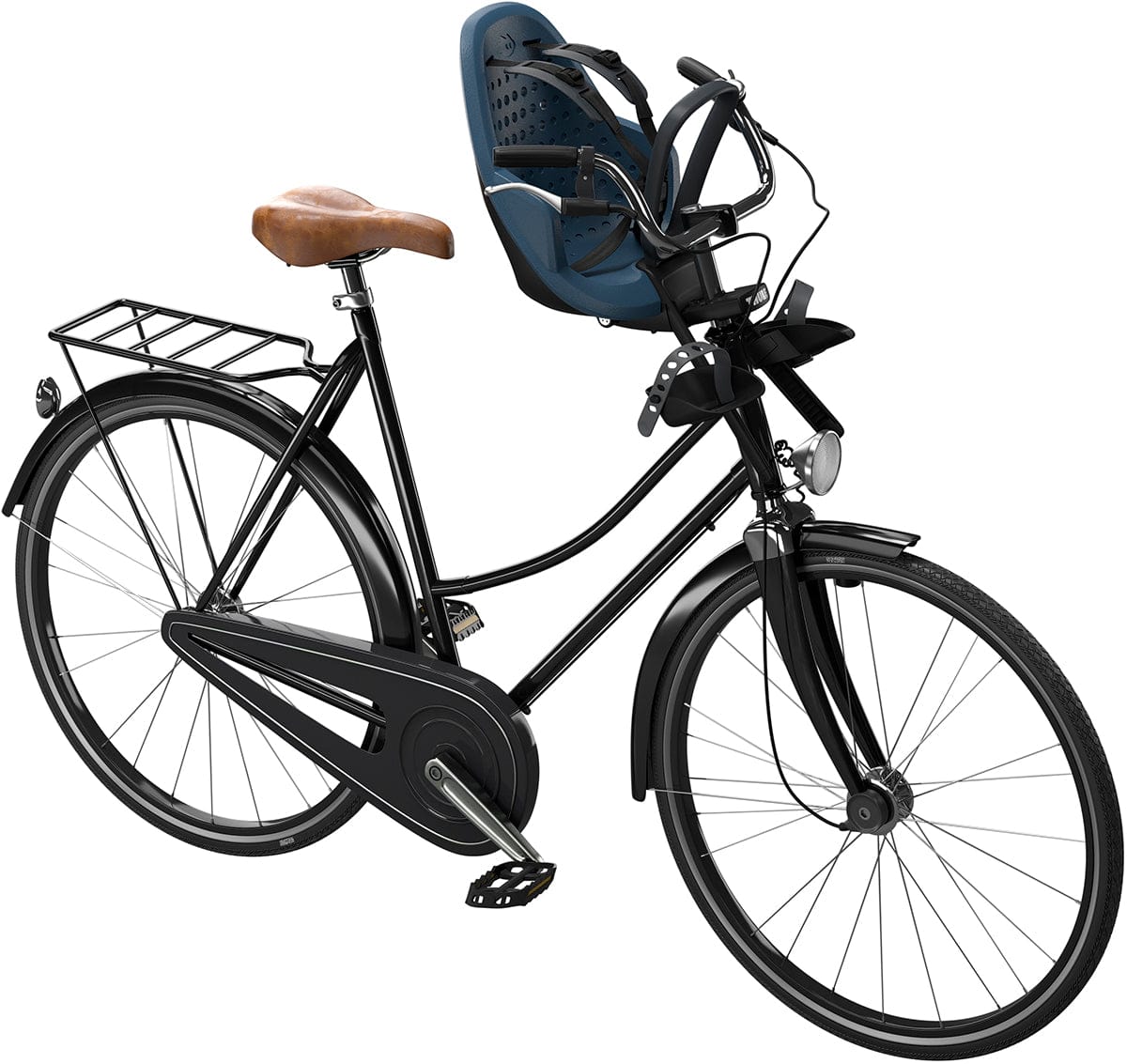 Thule Yepp Mini 2 Front Mounted Child Bike Seat - Majolica Blue - 12021102