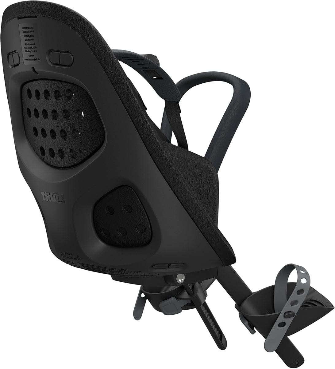 Thule Yepp Mini 2 Front Mounted Child Bike Seat - Midnight Black - 12021101