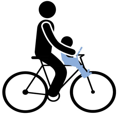 Thule Yepp Mini Front Mounted Child Bike Seat - Blue